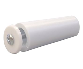 Sysfix 2320201 – Anschlagstopfen für Rollladen TP 55 in Box 12 Stück mit Schraube und Unterlegscheibe, Weiß