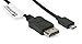 Plugable USB C to DisplayPort Adapter - 6ft (1.8m) Adapter Cable (Supports Resolutions up to 4K at 60Hz) primary