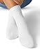 Hanes Girl's ComfortBlend Cotton Crew Socks (6 Pair Pack), Medium, White