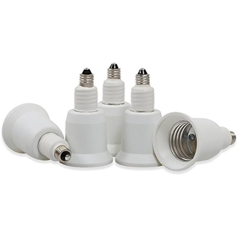 E11 Light Sockets To E26 E27 Adapter Converter,Mini Candelabra Base