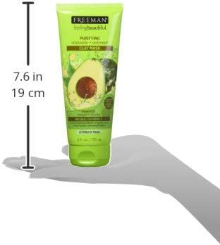 Freeman Feeling Beautiful Purifying Avocado and Oatmeal Clay Mask 175 ml, 175 ml (Pack of 1) - Image 5