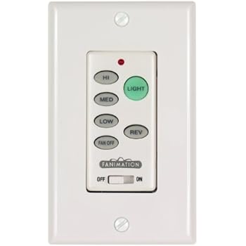 Fanimation C21 Ceiling Fan Wall Control, White