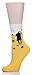 Meta-U Cute Cat Design Women's Casual Comfortable Cotton Crew Socks - 5 Pack(Solid Color)