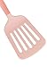 COOK with COLOR 5 Piece Nylon Cooking Utensil Set on a Ring with Rose Gold Copper Handles - Pink
