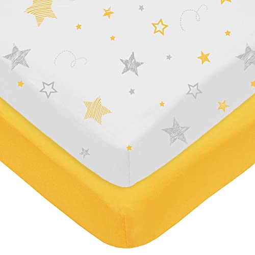 American Baby Company 2 Pack Fitted Pack N Play Playard Sheet 27" x 39