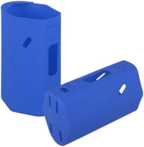 Facebabyone Soft Silicone Sleeve Case Protective Skin Cover For Wismec Reuleaux RX200 Box (Blue)