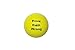 Pure Origins | Motivational Stress Balls | Hand Exercise|Gift 6-Pack |Fidget Accessory for Stress Relief, Special Needs, Concentration, Anxiety, Motivation, ADHD,ADD, Autism and Team Building (Yellow)