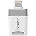 [Apple MFI Certified] Gigastone iPhone Flash Drive, MicroSD Card Reader, Lightning for iPhone and iPad, App for iOS, 4K Video Player Drone GoPro Camera, Backup Photos and Videos from Social Media primary