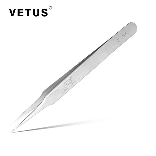 Vetus Tweezer Non-Magnetic Stainless Steel Pointed Tip 2-SA