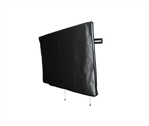 Large Flat Screen Tv's 42" Marine Grade Black Nylon Dust Covers Ideal for Outdoor Locations.