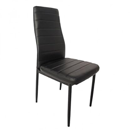 UNIQUE360 Dinning Chair with Black Coated (Black)