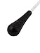 New Black ABS Handle Musical Music Conductor Baton Gift White 15inch