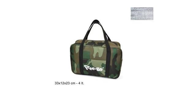 Bolsa térmica FREE-GO nevera playa playa camping viaje 4 L asas ...