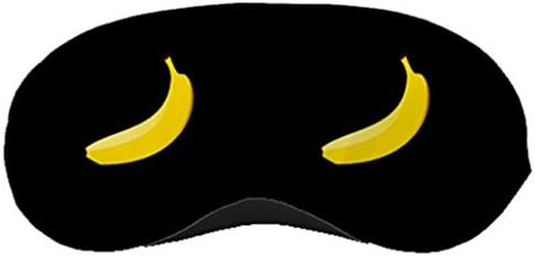 Banana Sleeping Mask,Black background