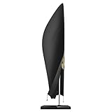 VicTsing Offset Umbrella Cover, Patio Outdoor Market Umbrella Canopy Cover for 9ft to 11ft Cantilever Parasol Outdoor Umbrellas Cover with Zipper Velcro Durable Fabric Lasting in Strong Sunshine Black
