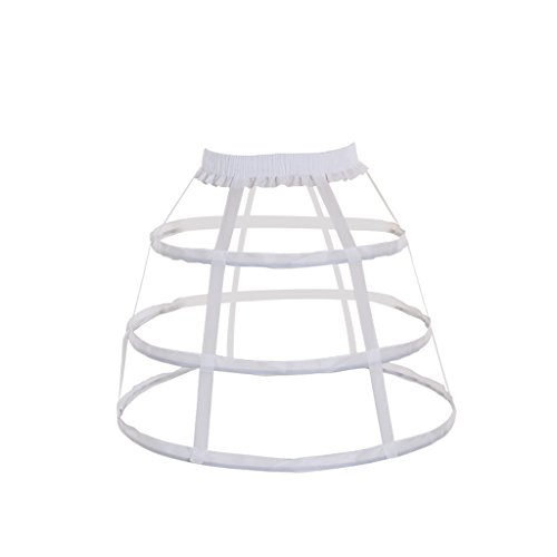 Dunhao cos women s crinoline wedding skirt underskirt 3 hoop cage…