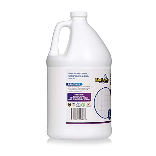 Sheiner's Floor Cleaner Concentrate, All Purpose Household Cleaning Solution and Multi Surface Mopping Liquid, pH Neutral and Non-Toxic, Lavender Scent, 1 Gallon (Makes up to 128 Gallons)