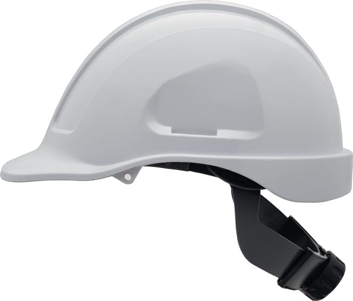 Honeywell North Short Brim Hard Hat NSB10001E, White, Unvented, 4-point Ratchet suspension (Pack of 20 units)