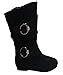 New Girls Slouch Comf Tall Midcalf Suede Winter Boots Shoes (Toddler/Little Kid/Big Kid)