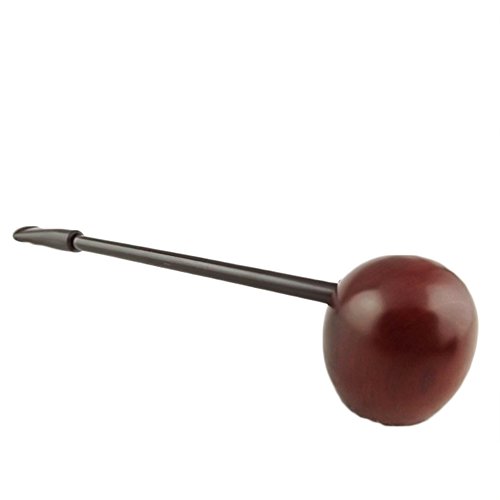 Home-organizer Tech Wooden Smoking Pipe Tobacco Pipe with Pipe Accessories True Man's Essential Fashion Decoration Choice (Round Bottom)