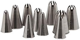 Ateco10-Piece Closed Star Pastry Tip Set