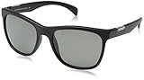 Suncloud Doubletake Polarized Sunglass with Polycarbonate Lens, Matte Black Frame/Gray