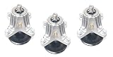 3 Upgraded Spindle Assemblies with Threaded Mounting Holes Replaces MTD Cub Cadet Troy-Bilt 618-06980 or 918-06980 (3)