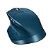 Logitech MX Master 2S Wireless Mouse – Use on Any Surface, Hyper-fast Scrolling, Ergonomic Shape, Rechargeable, Control up to 3 Apple Mac and Windows Computers (Bluetooth or USB), Midnight Teal