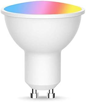 Tabanlly Gu10 Spotlight WiFi Smart Light Bulb 5w RGB+CW(2700-6500K) LED Bulbs
