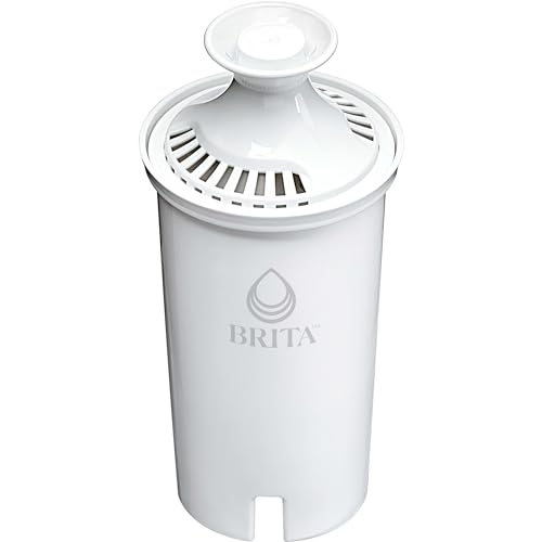 Brita Standard Water Filter, BPA-Free, Replaces 1,800 Plastic Water Bottles a Year, Lasts Two Months or 40 Gallons, Includes 1 Filter, Kitchen Essential