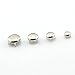 100pcs 10mm Round DIY Metal Studs 4 Prongs Spots Nailheads Spikes for Bag Shoes Jeans Bracelet Silver