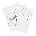 Bliss Collections Navy Wedding Table Numbers, Double Sided 4x6 Calligraphy Design, Numbers 1-25 and Head Table Card Included