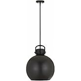 Innovations Lighting Newton Sphere - 1 Light Pendant in Industrial Style-19.63 Inches Tall and 14 Inches Wide-Matte Black Fin