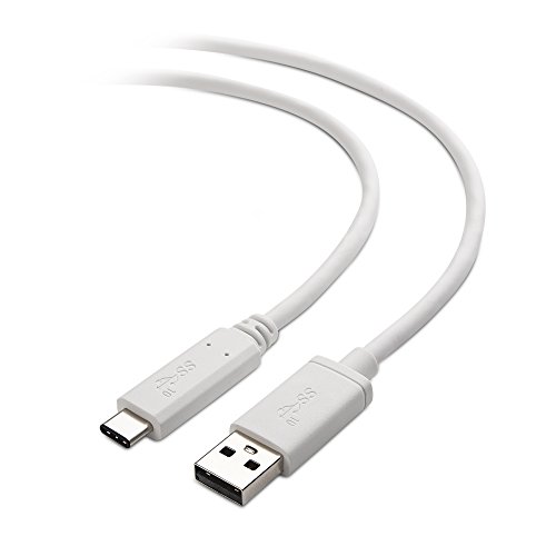 Cable Matters USB-IF Certified 10 Gbps Gen 2 USB A to USB C Cable (USB C to USB Cable) in White 3.3 Feet