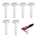 Haomian 6 PCS Metal Tube Toothpaste Squeezer Hair Color Dye Cosmetic Oil Paint Squeezer