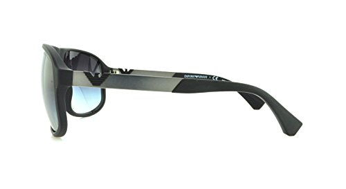 Armani EA4029 Sunglasses 50638G-64 - Black Rubber Frame, Grey Gradient