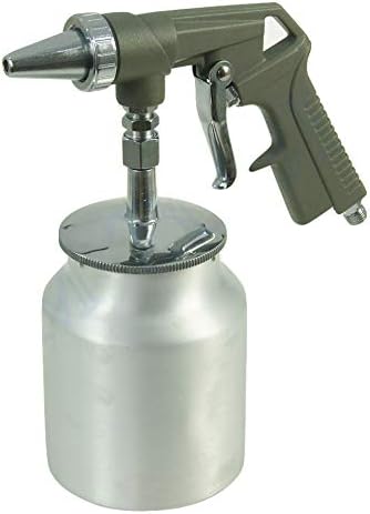 ORAIZO Sandblasting Gun, 1000ml Capacity Sand Blaster Spray Gun Grit Shot Blasting Car Truck Paint Rust Remover 222250A