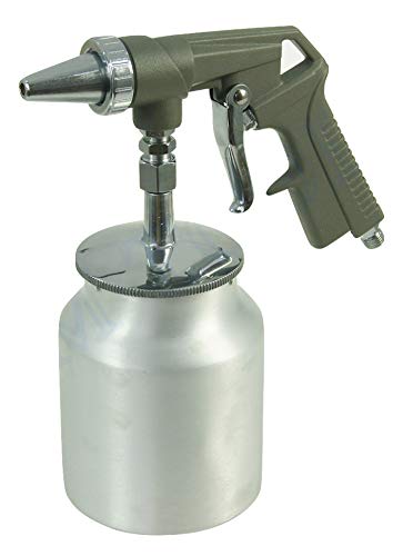 ORAIZO Sandblasting Gun, 1000ml Capacity Sand Blaster Spray Gun Grit Shot Blasting Car Truck Paint Rust Remover 222250A