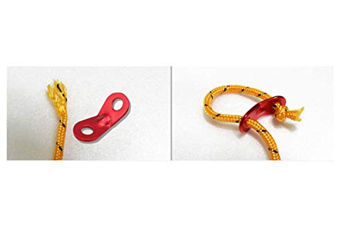FGen 30pcs Outdoor Binocular Aluminum Umbrella Rope Buckle Tent Canopy Pull Rope Accessories Wind Rope Buckle Fixed Buckle Stop Adjustment Piece - Thumbnail 5