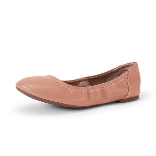 Amazon Essentials Women's Belice Comfortable Slip-On Ballet Flats Shoes, Light…