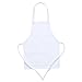 LINLIN SUN 3 Pack White Kids’Chef Apron,School and Home Artist for Cooking, Baking,Painting or Decorating Party (Large/9-12Years)