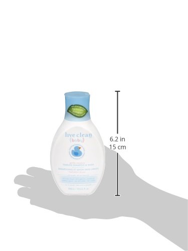 Live Clean Baby Gentle Moisture Tearless Shampoo & Wash, 10 Fluid Ounce