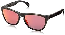 Oakley Men's Frogskins 24-414 Wayfarer Sunglasses,Brown Decay,55 mm