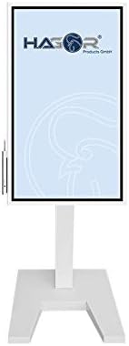 Hagor ST SA Flip Portable flat panel floor stand White 139.7 cm (55") - Flat Panel Floor Stands (Portable flat panel floor stand, White, Samsung WM55H, 139.7 cm (55"), Public display, 35 kg)
