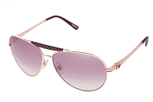 Chopard Aviator Sunglasses SCH870S 8FCX Shiny Bronze 870