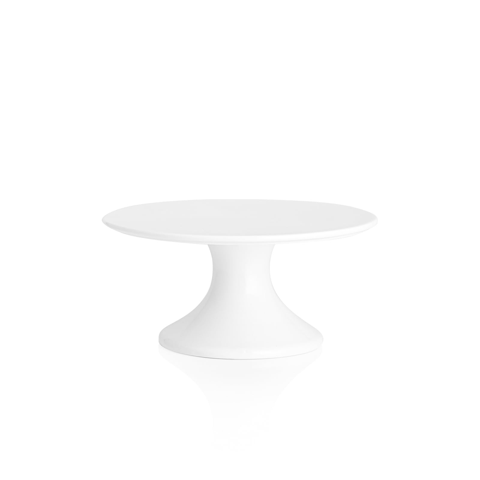 Photo 1 of Kanwone 8-Inch Porcelain Small Cake Stand, Cake Plate, Dessert Stand, Cake Stand for Party, Baby Shower, Home Decorating Stand, White