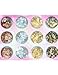 IDS 12 Boxes Gold Silver Copper Rainbow Foil Paillette Chip Nail Art Design Decoration