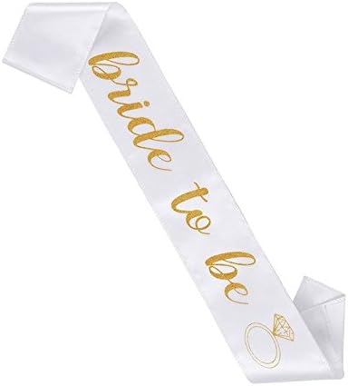 Losuya 5 Black Team Bride Sashes with 1 White Bride To Be Sash Set for Wedding Bachelorette Party - Image 5