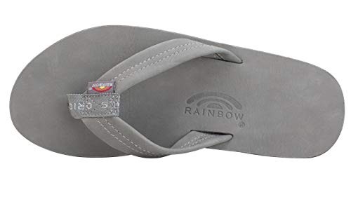 rainbow sandals men's premier leather double layer with arch wide strap