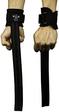 Vertex Grip Premium Wrist Wraps (16.2'' lifting strap 8.6'' padding, 15.10'' wrist wrap) 5mm Comfortable Cushion, Weight Lifting, Easy to break in, For Men &amp; Women - by